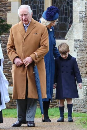 King Charles III, accompanied by Camilla Queen Consort and members of the extended Royal Family, attend the traditional Christmas Day morning service at St. Mary Magdelene Church on the Sandringham estate in Norfolk Featuring: King Charles III, Prince Louis Where: King s Lynn, Norfolk, United Kingdom When: 25 Dec 2022 Credit: John Rainford Cover Images **NOT AVAILABLE FOR PUBLICATION IN THE UK**