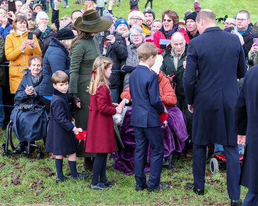 King Charles III, accompanied by Camilla Queen Consort and members of the extended Royal Family, attend the traditional Christmas Day morning service at St. Mary Magdelene Church on the Sandringham estate in Norfolk Featuring: Prince Louis, Princess Charlotte, Prince William Where: King s Lynn, Norfolk, United Kingdom When: 25 Dec 2022 Credit: John Rainford Cover Images **NOT AVAILABLE FOR PUBLICATION IN THE UK**