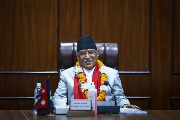 News Themen der Woche KW52 News Bilder des Tages December 26, 2022, Nepal: The newly appointed Prime Minister of Nepal and Chairman of CPN (Maoist Center) Pushpa Kamal Dahal, also known as Pushpa Kamal Dahal during the first cabinet meeting of the new government held at Singha Durbar, Kathmandu on Monday. Nepal - ZUMAm204 20221226_zip_m204_010 Copyright: xAmitxMachamasix