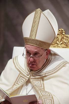 December 31, 2022 - POPE FRANCIS leads first Vespers of the Solemnity of Mary Most Holy Mother of Gos and Te Deum in the St. Peter s Basilica at the Vatican. - EvandroInetti_via ZUMA Wire Vatican City State - ZUMAi15_ 20221231_zaf_i15_011 Copyright: xEvandroxInettix