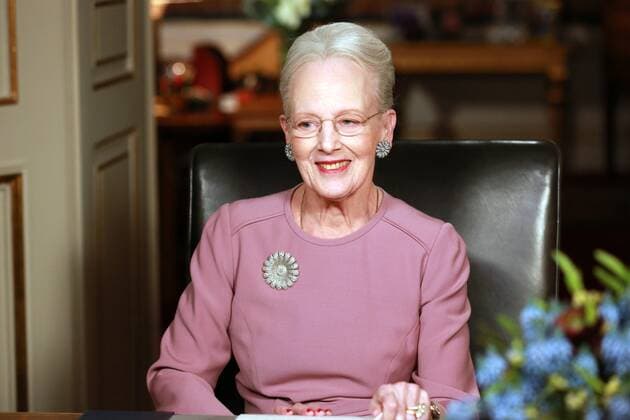 31-12-2022 Denmark New Years speech of Queen Margrethe at Christian IX Mansion at Amalienborg palace. Â  Copyright: xPPEx