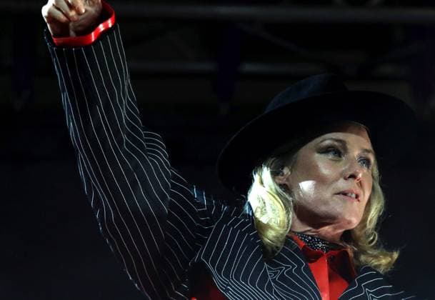 PXL_Roisin Murphy Concert Roisin Murphy, eccentric British dance icon, best known as lead singer of trip-hop duo Moloko,perform on the square at Cathedral of St. James on New Year™s Eve , in Sibenik, Croatia ,, January 1, 2023 DuskoxJaramaz PIXSELL
