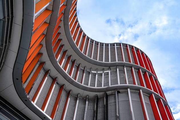Creative Highlights World Gebäude, Frankfurt, Deutschland, Europa *** Building, Frankfurt, Germany, Europe Copyright: imageBROKER/ManuelxKamuf ibxmlk08724592.jpg