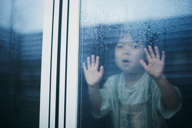 Japanese kid at home AFLO196339612  , 196339612.jpg, ,model released, Symbolfoto ,property released