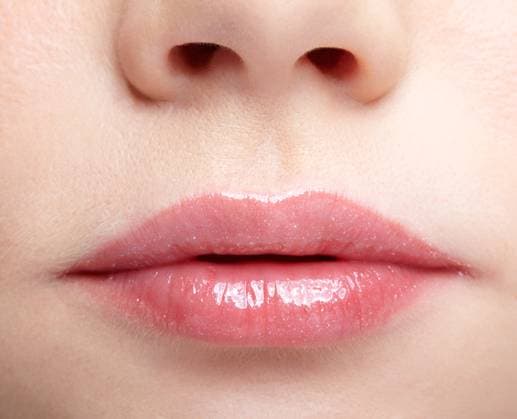 Closeup macro portrait of female part of face. Human woman lips with day beauty makeup Human mouth and nose. Closeup macro portrait of female part of face. Woman lips with day beauty makeup. Copyright: xZoonar.com SergxZastavkinx(SergeyxPristyazhnyuk)x 12947915 ,model released, Symbolfoto ,property released