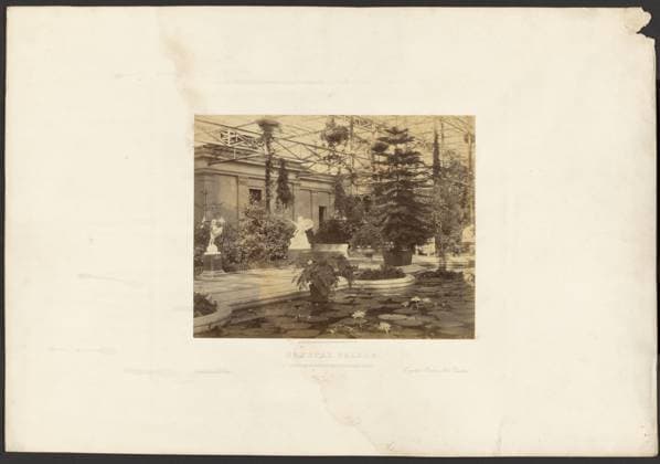 RECORD DATE NOT STATED Crystal Palace, South Basin & Exterior of Pompeian Court. Philip H. Delamotte (British, 1820 - 1889) Copyright: xpiemagsx gb11691 !ACHTUNG AUFNAHMEDATUM GESCHÄTZT!