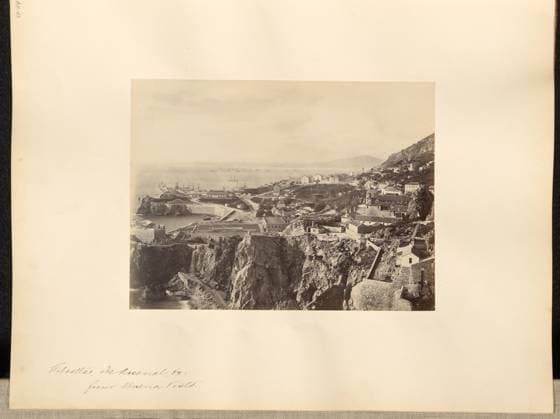 RECORD DATE NOT STATED Gibraltar, the Arsenal, &c: from Buena Vista. Francis Frith (English, 1822 - 1898) Copyright: xpiemagsx gb16666 !ACHTUNG AUFNAHMEDATUM GESCHÄTZT!