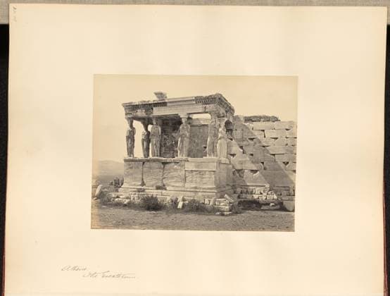 RECORD DATE NOT STATED Athens, the Erechtheum. Francis Frith (English, 1822 - 1898) Copyright: xpiemagsx gb18809 !ACHTUNG AUFNAHMEDATUM GESCHÄTZT!