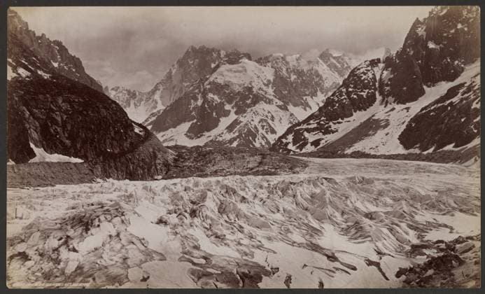 RECORD DATE NOT STATED Mer de GlacÃ , Mount Blanc. Francis Frith (English, 1822 - 1898) Copyright: xpiemagsx gb32342 !ACHTUNG AUFNAHMEDATUM GESCHÄTZT!