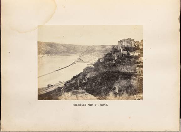 RECORD DATE NOT STATED Rheinfels and Sankt Goar. Francis Frith (English, 1822 - 1898) Copyright: xpiemagsx gb32450 !ACHTUNG AUFNAHMEDATUM GESCHÄTZT!