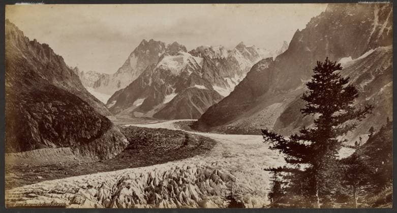 RECORD DATE NOT STATED Mer de Glace, Mount Blanc. Francis Frith (English, 1822 - 1898) Copyright: xpiemagsx gb34185 !ACHTUNG AUFNAHMEDATUM GESCHÄTZT!