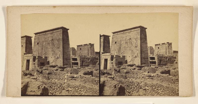 RECORD DATE NOT STATED Temples on the Island of Philae. Greece?. Francis Frith (English, 1822 - 1898) Copyright: xpiemagsx gb37782 !ACHTUNG AUFNAHMEDATUM GESCHÄTZT!