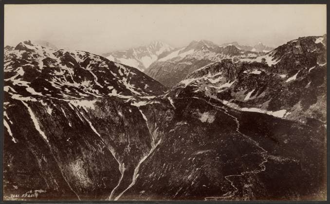 RECORD DATE NOT STATED mountains, Switzerland. Francis Frith (English, 1822 - 1898) Copyright: xpiemagsx gb41187 !ACHTUNG AUFNAHMEDATUM GESCHÄTZT!