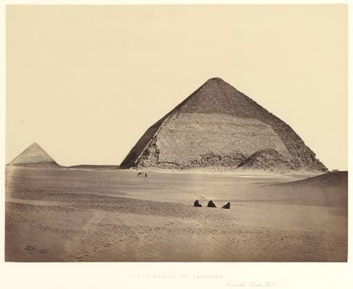 RECORD DATE NOT STATED The Pyramids of Dahshur from the Southwest. Francis Frith (English, 1822 - 1898) Copyright: xpiemagsx gb43162 !ACHTUNG AUFNAHMEDATUM GESCHÄTZT!