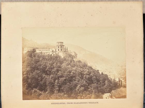 RECORD DATE NOT STATED Heidelberg, from Elizabeth s Terrace. Francis Frith (English, 1822 - 1898) Copyright: xpiemagsx gb58605 !ACHTUNG AUFNAHMEDATUM GESCHÄTZT!
