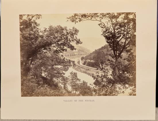 RECORD DATE NOT STATED Valley of the Neckar. Francis Frith (English, 1822 - 1898) Copyright: xpiemagsx gb61756 !ACHTUNG AUFNAHMEDATUM GESCHÄTZT!
