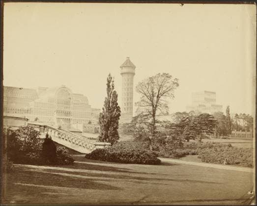 RECORD DATE NOT STATED Crystal Palace Exterior. Philip H. Delamotte (British, 1820 - 1889) Copyright: xpiemagsx gb62645 !ACHTUNG AUFNAHMEDATUM GESCHÄTZT!