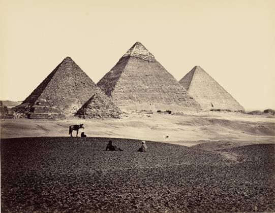 RECORD DATE NOT STATED The Pyramids of Giza from the Southwest. Francis Frith (English, 1822 - 1898) Copyright: xpiemagsx gb70299 !ACHTUNG AUFNAHMEDATUM GESCHÄTZT!