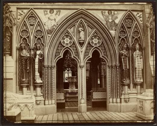 RECORD DATE NOT STATED Crystal Palace, Entrance to Medieval Court. Philip H. Delamotte (British, 1820 - 1889) Copyright: xpiemagsx gb71387 !ACHTUNG AUFNAHMEDATUM GESCHÄTZT!
