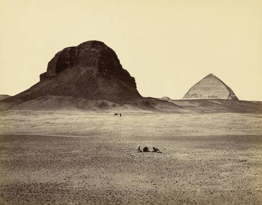 RECORD DATE NOT STATED The Pyramids of Dahshoor, From the East. Francis Frith (English, 1822 - 1898) Copyright: xpiemagsx gb71577 !ACHTUNG AUFNAHMEDATUM GESCHÄTZT!