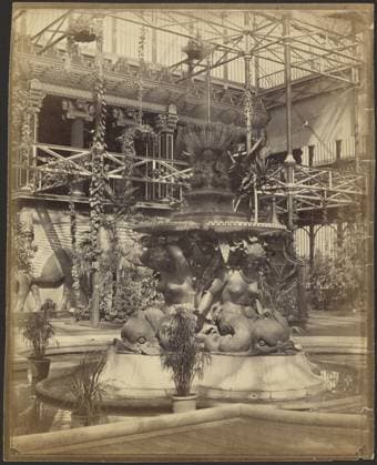 RECORD DATE NOT STATED Crystal Palace, Mermaid Fountain. Philip H. Delamotte (British, 1820 - 1889) Copyright: xpiemagsx gb72611 !ACHTUNG AUFNAHMEDATUM GESCHÄTZT!