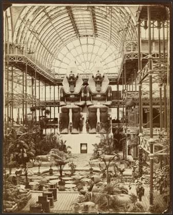RECORD DATE NOT STATED Crystal Palace, Tropical Transept, Aboosimbel Figures. Philip H. Delamotte (British, 1820 - 1889) Copyright: xpiemagsx gb73061 !ACHTUNG AUFNAHMEDATUM GESCHÄTZT!