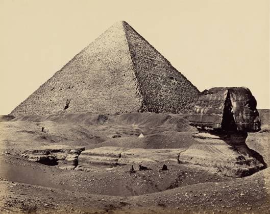 RECORD DATE NOT STATED The Great Pyramid and the Sphinx. Francis Frith (English, 1822 - 1898) Copyright: xpiemagsx gb74071 !ACHTUNG AUFNAHMEDATUM GESCHÄTZT!