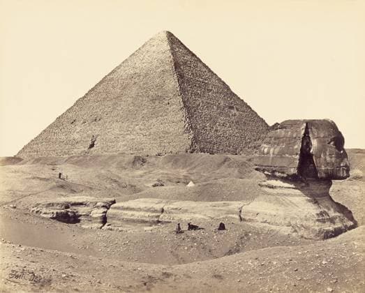 RECORD DATE NOT STATED The Great Pyramid and the Sphinx. Francis Frith (English, 1822 - 1898) Copyright: xpiemagsx gb74422 !ACHTUNG AUFNAHMEDATUM GESCHÄTZT!