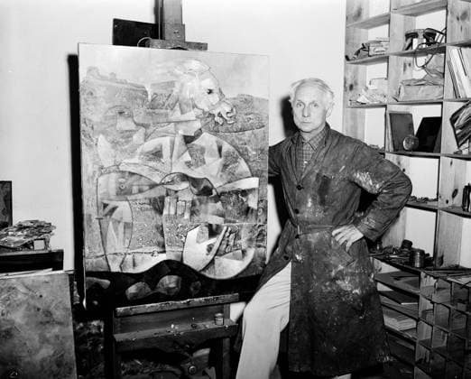 RECORD DATE NOT STATED Max Ernst, Dimitriscu Istrati. Photographs of Marshall Plan Programs, Exhibits, and Personnel Copyright: xpiemagsx marshplanpie21122022-17788 !ACHTUNG AUFNAHMEDATUM GESCHÄTZT!
