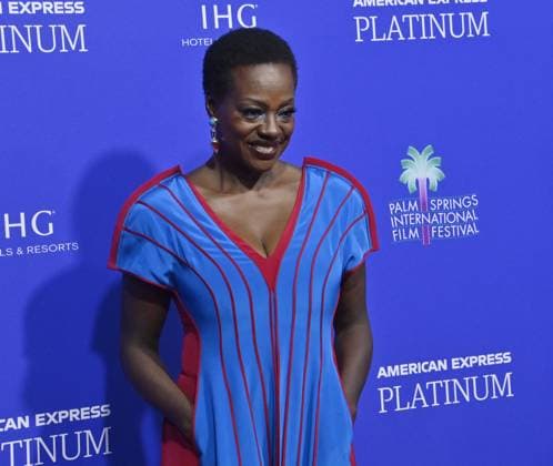 Viola Davis attends the 34th annual Palm Springs International Film Festival awards gala at the Palm Springs Convention Center in Palm Springs, California on Thursday, January 5, 2023.  LAP2023010541 JIMxRUYMEN