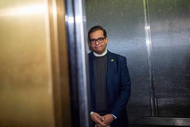 January 5, 2023, Washington, District of Columbia, USA: United States Representative-elect George Santos (Republican of New York) walks from his office in the Longworth House Office Building to the US Capitol, for the seventh vote for Speaker of the House at the US Capitol in Washington, DC, Thursday, January 5, 2023. Credit: Rod Lamkey CNP.(RESTRICTION: NO New York or New Jersey Newspapers or newspapers within a 75 mile radius of New York City) Washington USA  - ZUMAc306 20230105_zaa_c306_008 Copyright: xRodxLamkeyx-xCnpx
