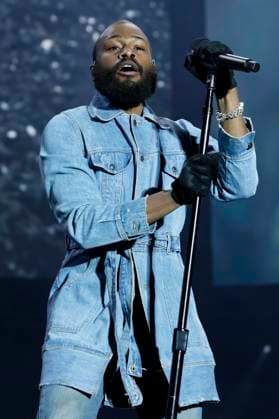 Duckwrth beim AT&T Playoff Playlist Live vor der College Football Playoff National Championship 2023 im Banc of California Stadium. Los Angeles, 07.01.2023