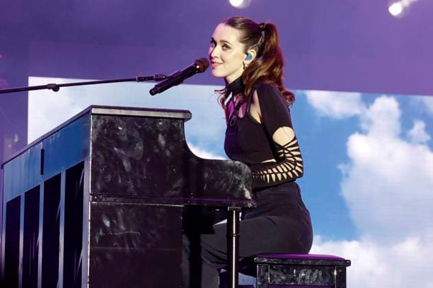 Em Beihold beim AT&T Playoff Playlist Live vor der College Football Playoff National Championship 2023 im Banc of California Stadium. Los Angeles, 07.01.2023