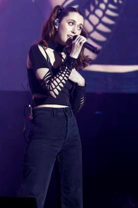 Em Beihold beim AT&T Playoff Playlist Live vor der College Football Playoff National Championship 2023 im Banc of California Stadium. Los Angeles, 07.01.2023