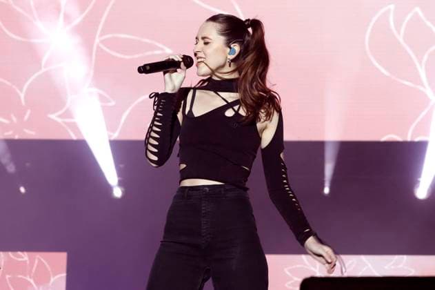 Em Beihold beim AT&T Playoff Playlist Live vor der College Football Playoff National Championship 2023 im Banc of California Stadium. Los Angeles, 07.01.2023