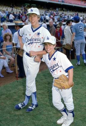 Philip McKeon and Adam Rich during Celebrity Night at Dodger Stadium at Dodger Stadium in Los Angeles, CA July 16, 1983 Copyright: xRalphxDominguez MediaPunchx