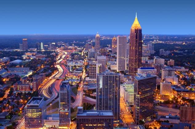Skyline of downtown Atlanta, Georgia, USA Copyright: xseanxpavonex xDesignxPicsx , 31915588 Copyright: seanxpavonex xDesignxPics 31915588