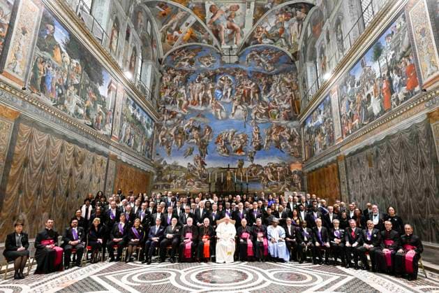 News Themen der Woche KW02 News Bilder des Tages Italy, Rome, Vatican, 2023 1 9. Pope Francis during greetings to diplomatic corps in Vatican s blessing hall Photograph by Vatican Media Catholic Press Photo. RESTRICTED TO EDITORIAL USE - NO MARKETING - NO ADVERTISING CAMPAIGNS  Copyright: xVATICANxMEDIAx xipa-agency.netx xVaticanxMediax IPA_IPA35391758