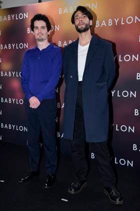 January 8, 2023, Mexico City, Mexico: (R-L) Damien Chazelle and actor Diego Calva attend at Babylon Photocall. on January 8, 2023 in Mexico City, Mexico. Mexico City Mexico - ZUMAe321 20230109_zia_e321_108 Copyright: xJaimexNogales xEyepixxGroupx