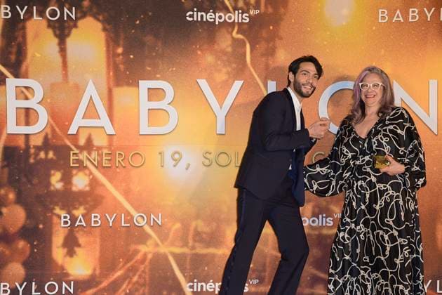 Babylon Film Mexico City Film Premiere January 8, 2023, Mexico City, Mexico: Diego Calva and his mother Lorena Hernandez attend the red carpet of the Babylon film premiere at Plaza Carso. on January 8, 2023 in Mexico City, Mexico. (Photo by Jaime Nogales Eyepix Group) Copyright: xJaimexNogales xEyepixxGroupx JN_08012023_85601