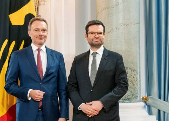 10.01.2023,Berlin,Deutschland,Neujahrsempfang für Repräsentanten des öffentlichen Lebens sowie engagierte Bürgerinnen und Bürger im Schloss Bellevue mit Bundespräsident Frank-Walter Steinmeier uns einer Ehefrau Elke Büdenbender. BM Christian Lindner sowie BM Marco Buschmann sind zu Gast.