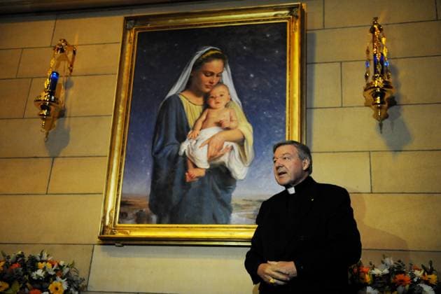 CARDINAL GEORGE PELL OBIT, ***Cardinal George Pell has died aged 81 in Rome, a week after mourning in St Peter s beside the body of Pope Emeritus Benedict*** Archbishop of Sydney, Cardinal George Pell unveils a painting entitled Our Lady of the Southern Cross, Help of Christians featuring the Virgin Mary wearing a garland of wattle at St Mary s Cathedral in Sydney, Friday, July 11, 2008. World Youth Day events officially commenced with the unveiling of the painting by artist Paul Newton. ( NO ARCHIVING, EDITORIAL USE ONLY, NO USE IN BOOKS WITHOUT CONSENT SYDNEY NSW AUSTRALIA  Copyright: xTRACEYxNEARMYx 20230111001750927060