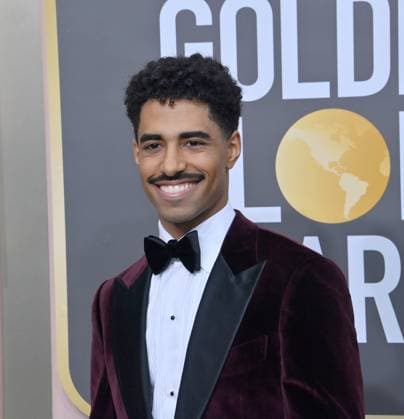Boman Martinez-Reid arrives for the 80th annual Golden Globe Awards at the Beverly Hilton in Beverly Hills, California on Tuesday, January 10, 2023.  LAP20230110034 JIMxRUYMEN
