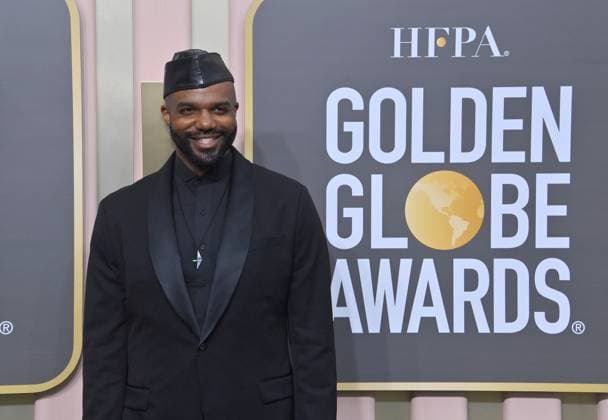 Carl Clemons-Hopkins arrives for the 80th annual Golden Globe Awards at the Beverly Hilton in Beverly Hills, California on Tuesday, January 10, 2023.  LAP20230110168 JIMxRUYMEN