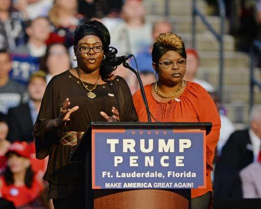 **FILE PHOTO** Diamond of Pro Trump duo Diamond and Silk Has Passed Away at 51. SUNRISE, FL - AUGUST 10: Diamond & Silk speak during Republican Presidential Candidate Donald Trump rally at The BB&T Center on August 10, 2016 in Sunrise Florida. Credit MPI04 MediaPunch Copyright: xMPI04x xMediaPunchx