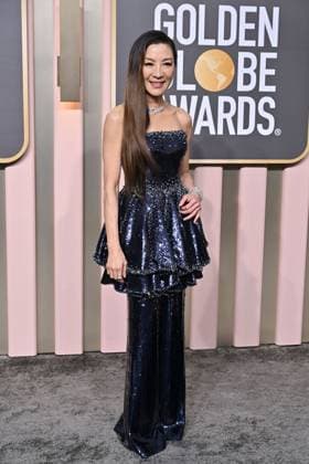 Michelle Yeoh on the red carpet at the 80th Annual Golden Globe AwardsÂ® at the Beverly Hilton in Beverly Hills, CA on Tuesday, January 10, 2023  Copyright: xHFPAxPhotographerx 34467-051PLX