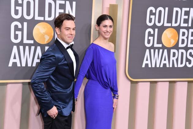 January 10, 2023, Los Angeles, California, United States: Social Media Creator Cody Ko and Kelsey Kreppel attend the 80th Annual Golden Globe Awards, Arrivals held at The Beverly Hilton in Los Angeles on Jan 10, 2023. Los Angeles United States  - ZUMAc35_ 20230110_zaf_c35_117 Copyright: xGeorgexPimentelx