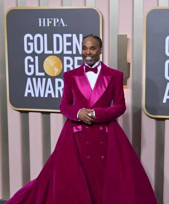 Billy Porter arrives for the 80th annual Golden Globe Awards at the Beverly Hilton in Beverly Hills, California on Tuesday, January 10, 2023.  LAP20230110244 JIMxRUYMEN
