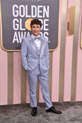 January 10, 2023, Los Angeles, California, United States: Gabriel LaBelle attends the 80th Annual Golden Globe Awards, Arrivals held at The Beverly Hilton in Los Angeles on Jan 10, 2023. Los Angeles United States  - ZUMAc35_ 20230110_zaf_c35_163 Copyright: xGeorgexPimentelx