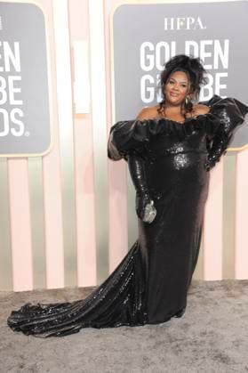 Nicole Byer at arrivals for 80th Annual Golden Globe Awards - Arrivals, Beverly Hilton Hotel, Beverly Hills, CA January 10, 2023. Photo By: Elizabeth Goodenough Everett Collection at arrivals for 80th Annual Golden Globe Awards - Arrivals, Beverly Hilton Hotel, Beverly Hills, CA January 10, 2023. Photo By: Elizabeth Goodenough Everett Collection PUBLICATIONXNOTxINxCANxCHNxFRAxITAxJPNxNORxPOLxRUSxESPxUKxUSA